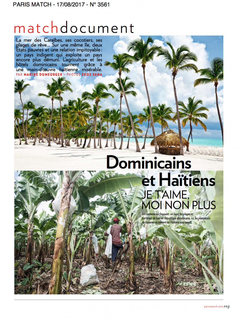 Dominicains et Haïtiens JE T’AIME, MOI NON PLUS
